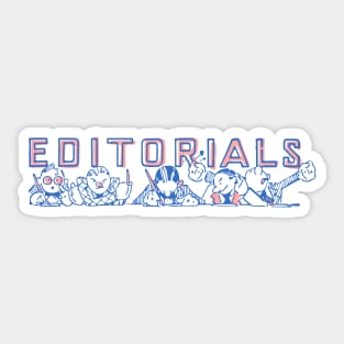 Editorials –  Newspaper Fellas Sticker